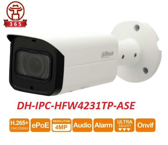 Phân phối CAMERA IP 2.0MP DAHUA DH-IPC-HFW4231TP-ASE